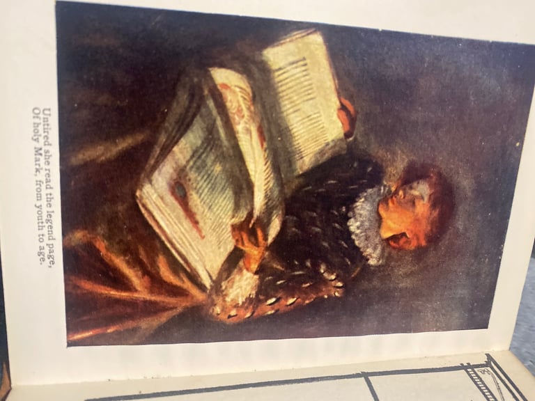 Antique Keats poem book 1916 