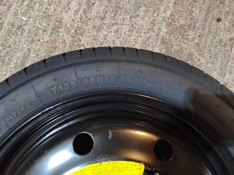 Spacesaver wheel 135 /80 R17 for Fiat500X