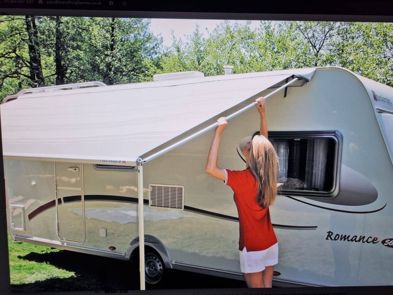 image for Fiamma caravanstore awning 8ft 7in long v good condition fits straight on any awning rail