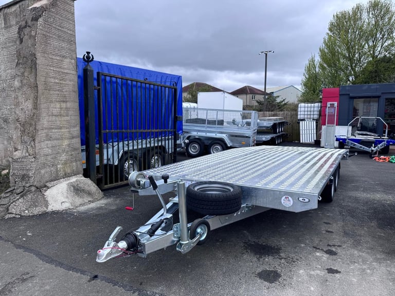 Brand new 5m x 2,1m twin axle jupiter car transporter trailer 3000KG