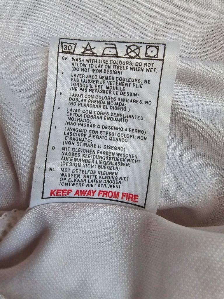 Italy Del Piero 1996 Away National Football Shirt Medium M Nike White Blue Gold