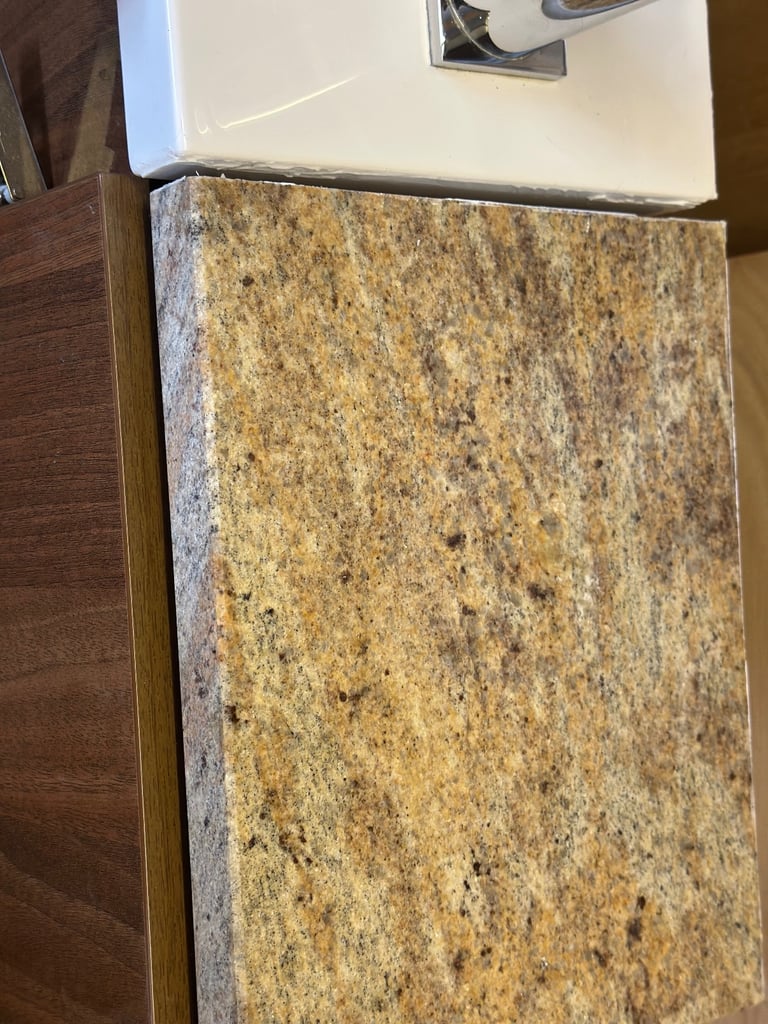 2 x Wall hung bathroom vanity units complete with built in sink