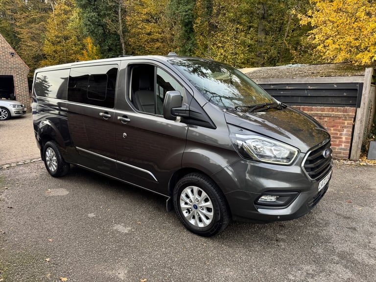2022 FORD TRANSIT CUSTOM 320 CREW CAB 5 SEATS LIMITED + GREY + TAILGATE