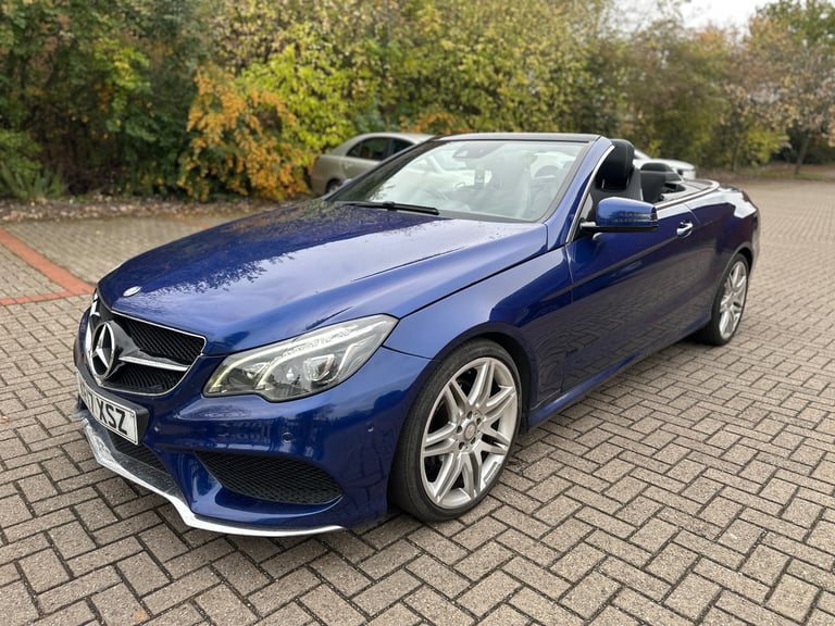 * 50,000 MILES * 2017 MERCEDES E CLASS CONVERTIBLE E350D 3.0 V6 AMG LINE EDITION PREMIUM G-TRONIC+ *