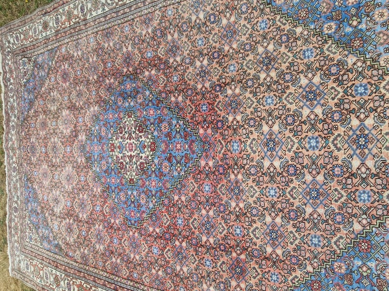 large handmade wool rug  