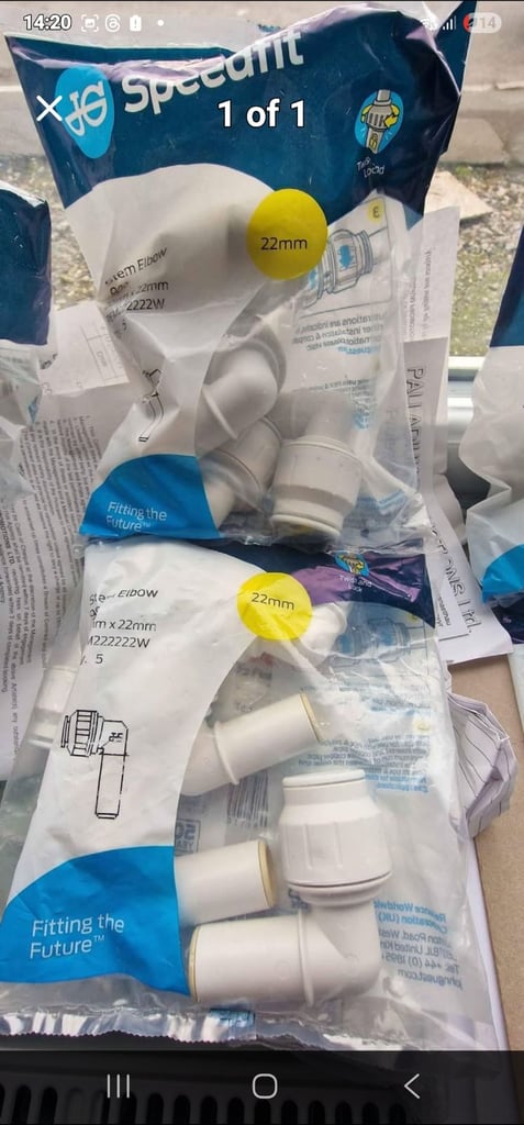 JG Speedfit fittings 