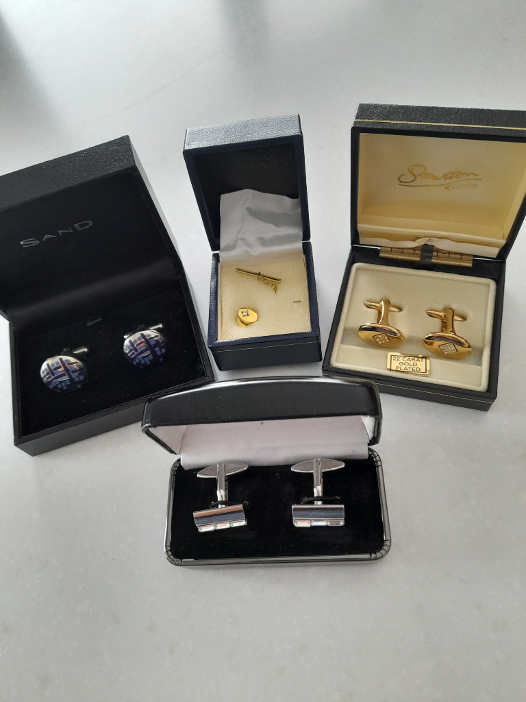 image for Cufflinks and tie pin