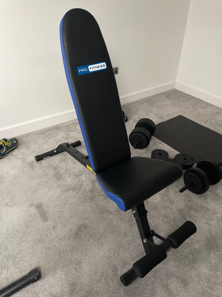 Pro fitness adjustable bench