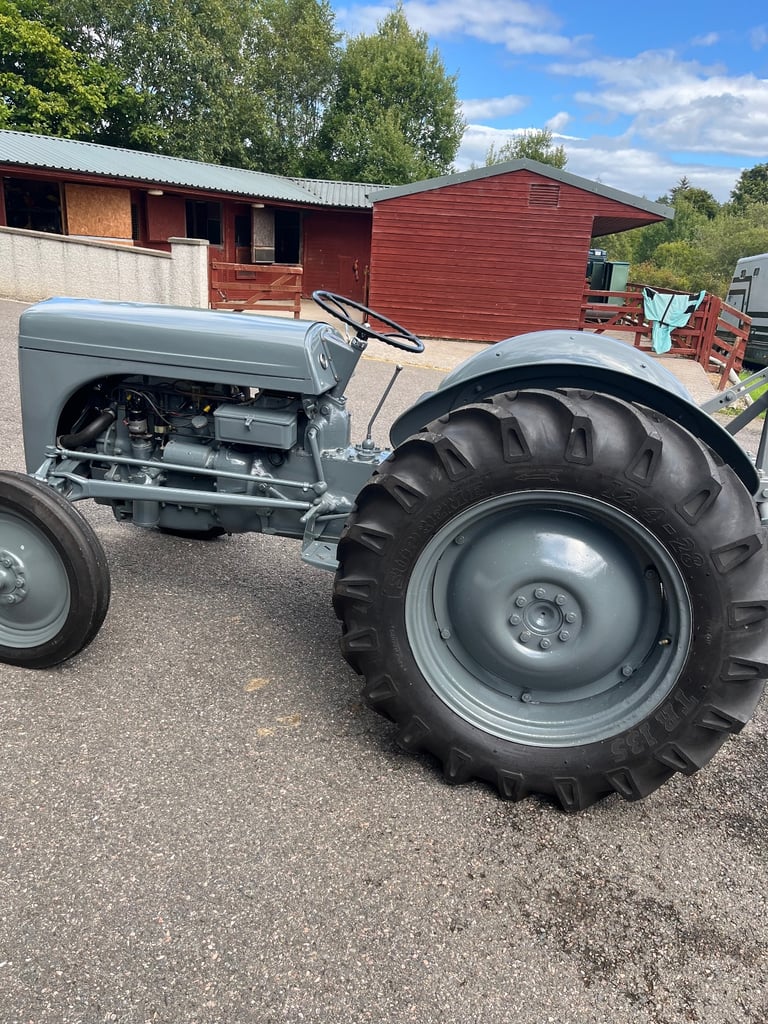Fergie T20, Plough and Massey Harris No34 grass cutter