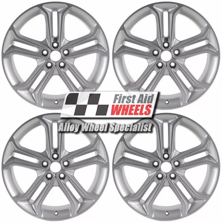 R561S SWAP for Ours FORD FOCUS ST 4X 19'' GENUINE 5 TWIN SPOKE SILVER ALLOY WHEELS