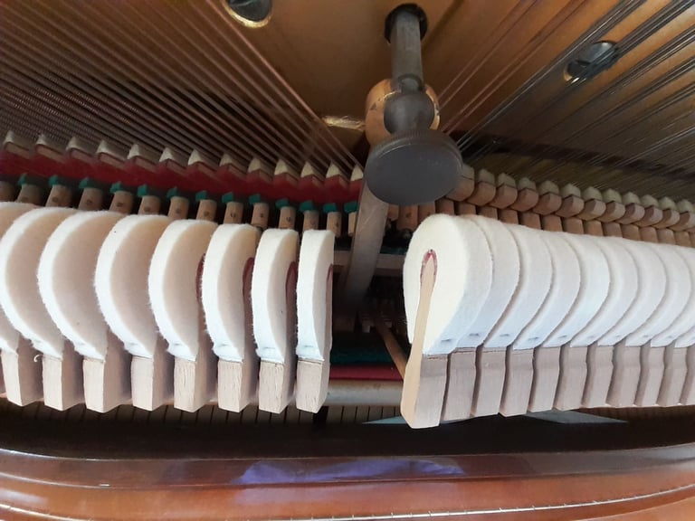 Knight K10 rare Chippendale Upright Piano beautiful *matching stool + free 1st tuning*