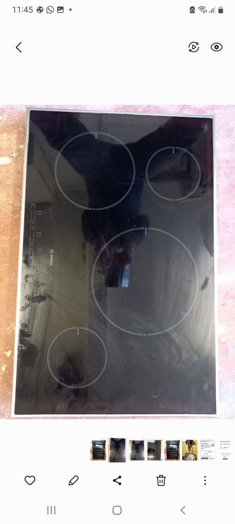 Bosch induction hob