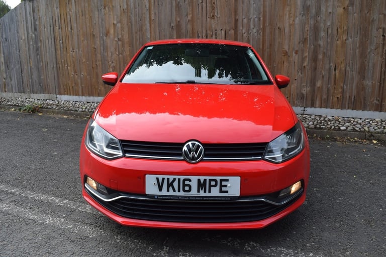 VOLKSWAGEN POLO 1.4 TDI BlueMotion Tech Match Red Manual Diesel 2016