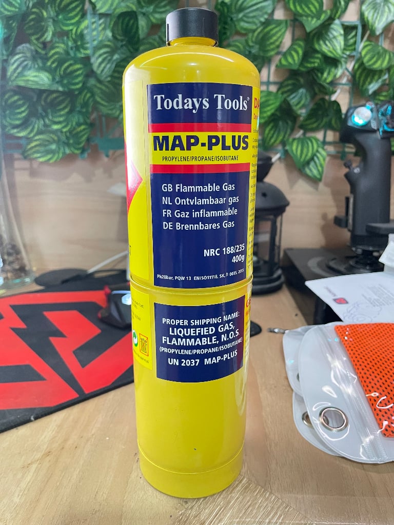 Mapp/Map Pro Plus Propane plumbing Gas Canister Cartridge Cylinder Bottle for Blowtorch Tools 