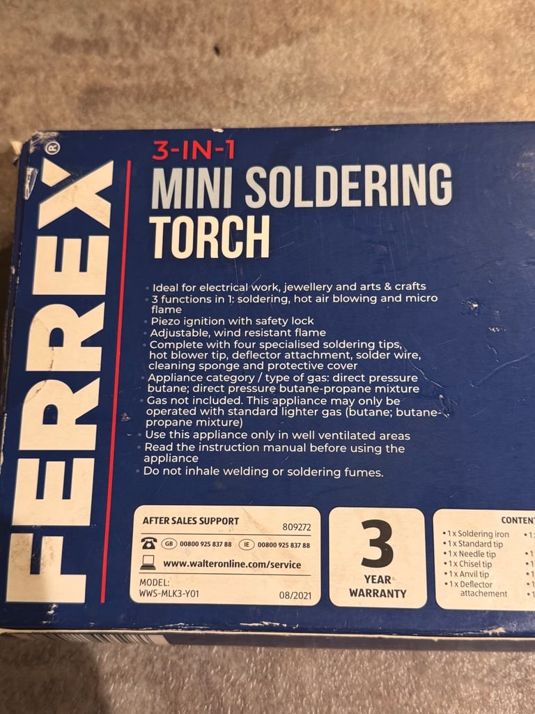 ferex mini soldering torch kit 