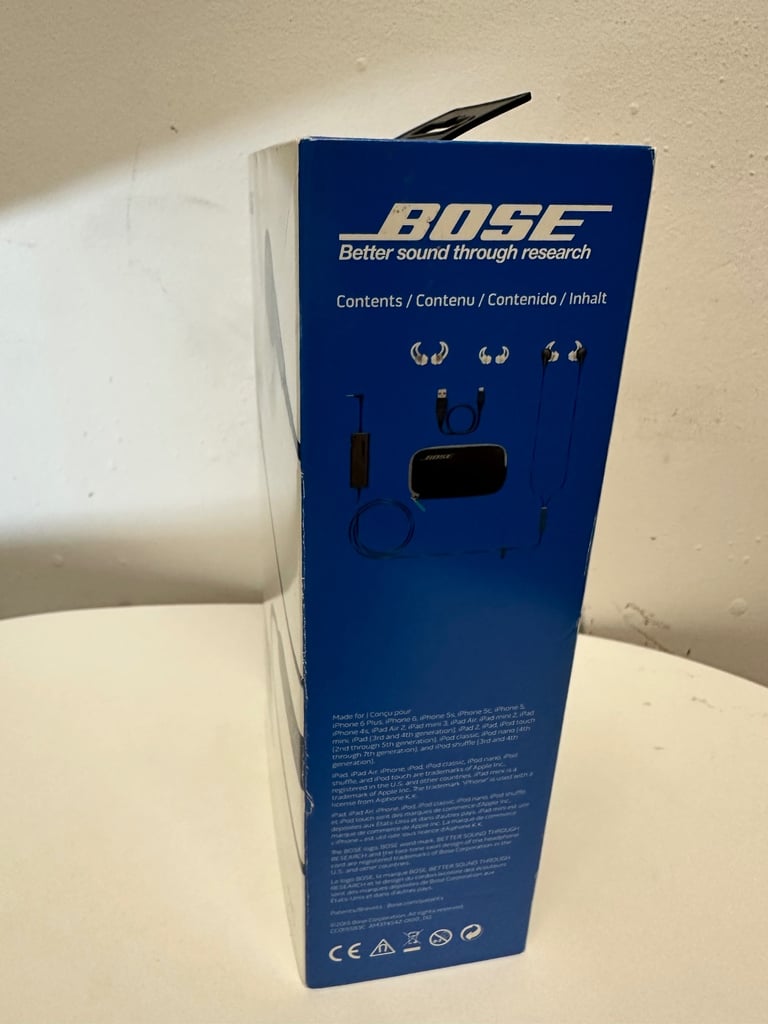 BOSE QuietComfort QC20 Acoustic Noise Cancelling Headphone Black - IOS