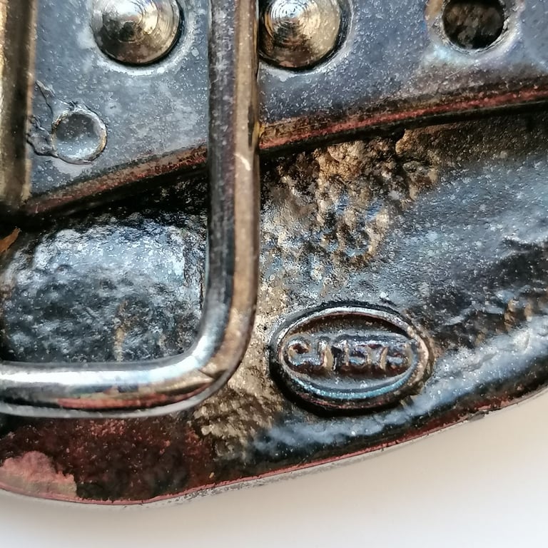 Vintage Biker Belt Buckle 