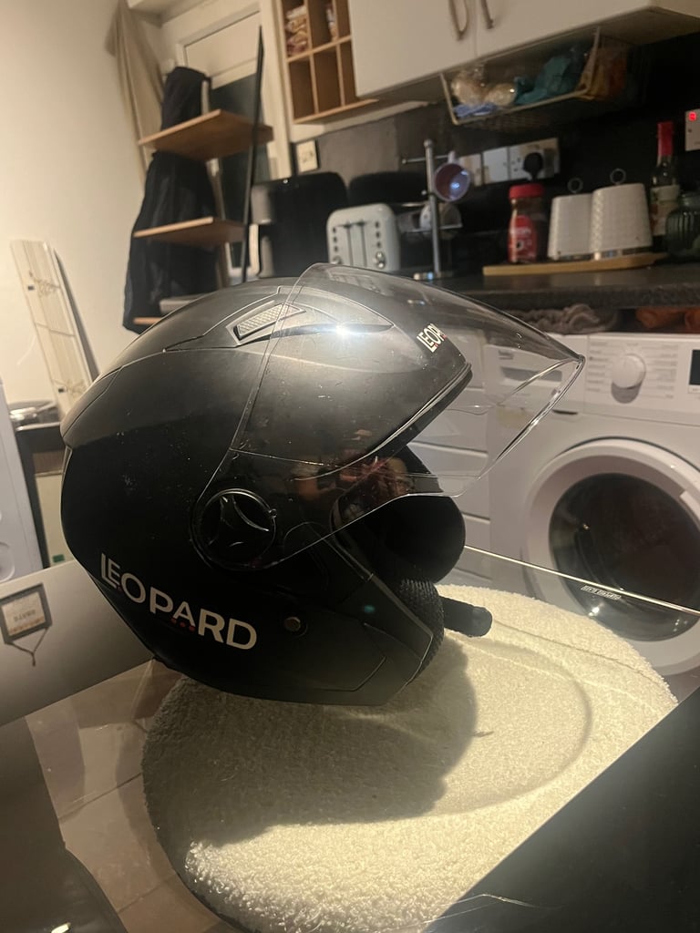 Leopard open face motorbike helmet 