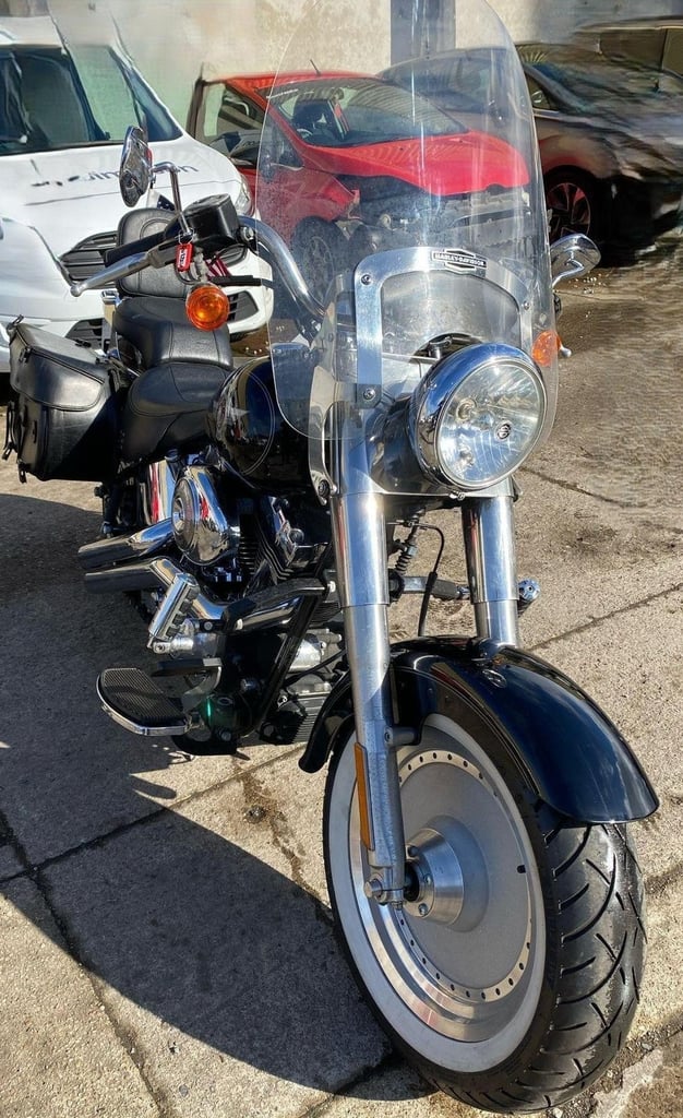 2005 55 HARLEY-DAVIDSON FLSTFI FATBOY FUEL INJECTED CUSTOM CRUISER LOW MILES