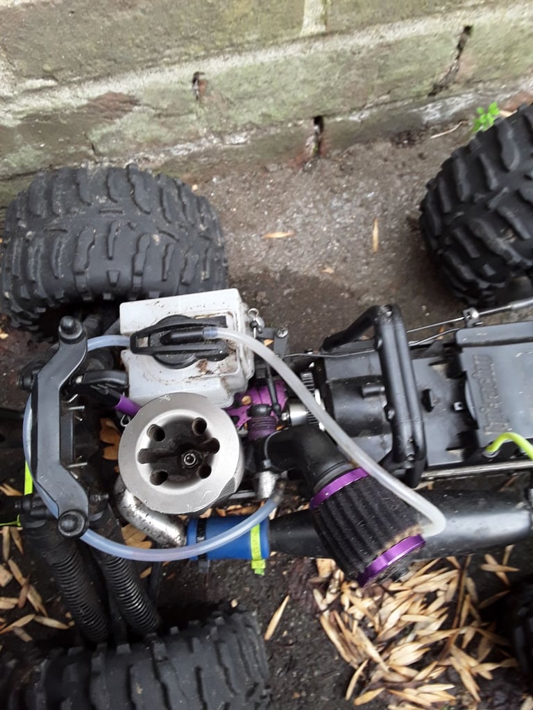 Rc cars  one a savage xl and a hyper 7 with spare engine 