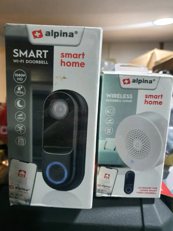£20 Alpina Smart Home Wifi Doorbell & Doorbell Chime
