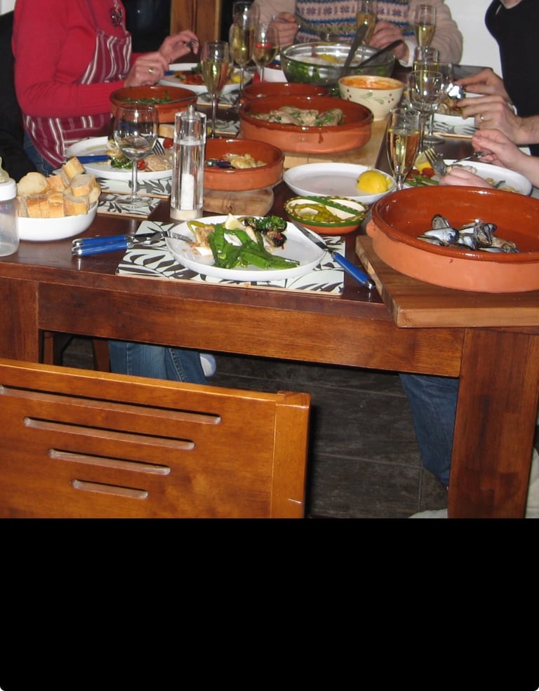 image for Wooden family dining table