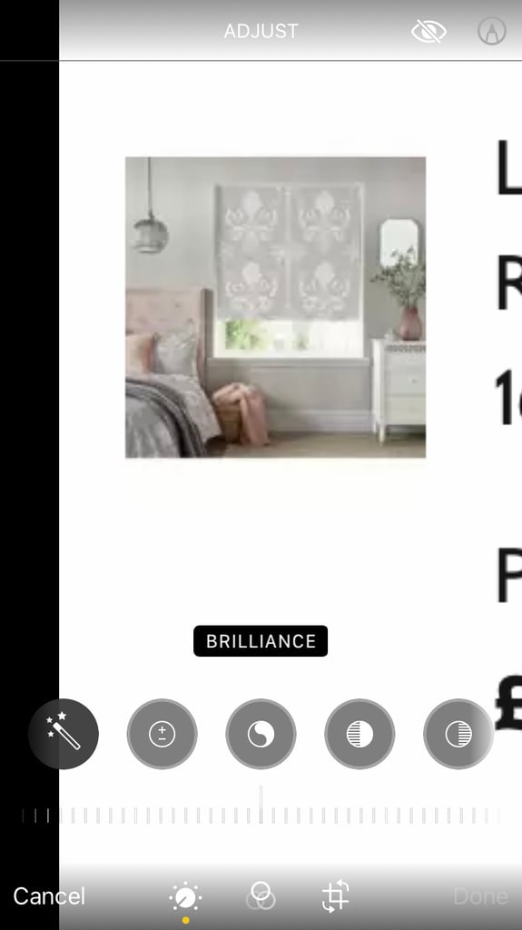 Laura Ashley roller blind Josette