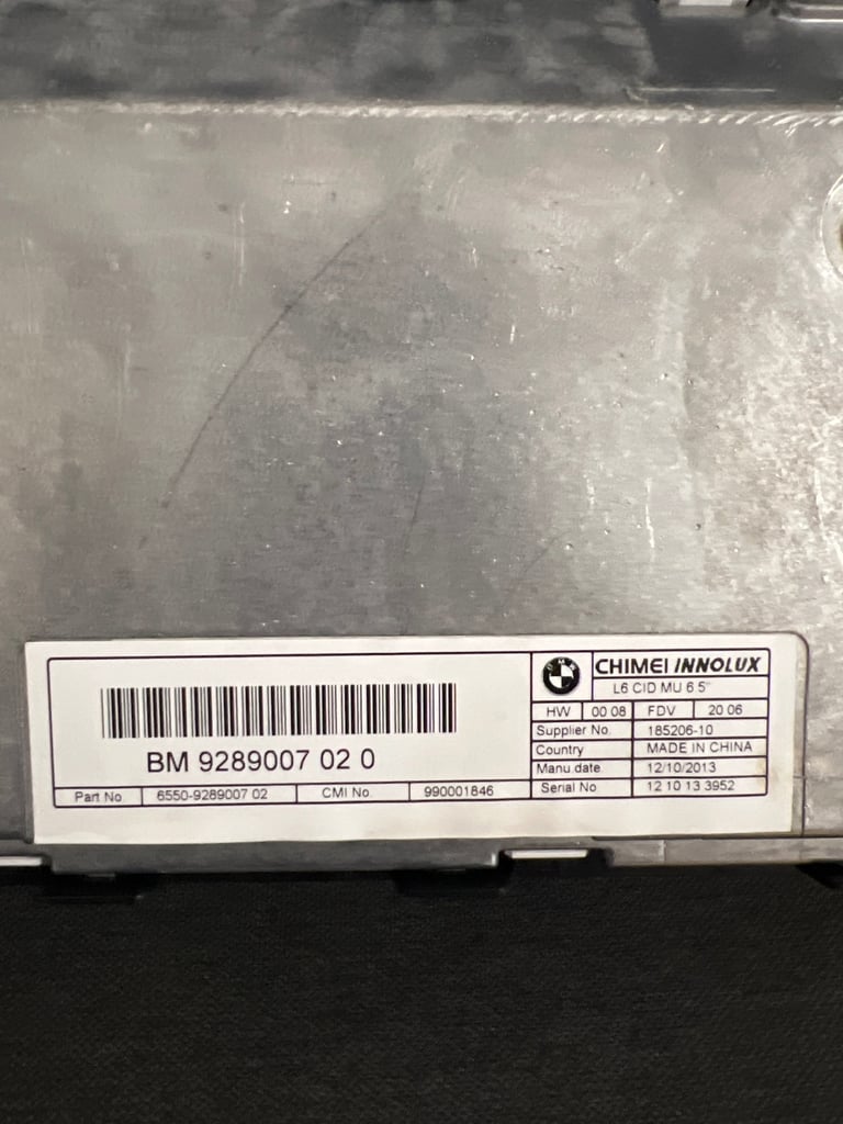 BMW F10 DISPLAY 