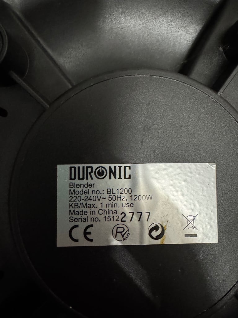 Duronic Blender 1200W