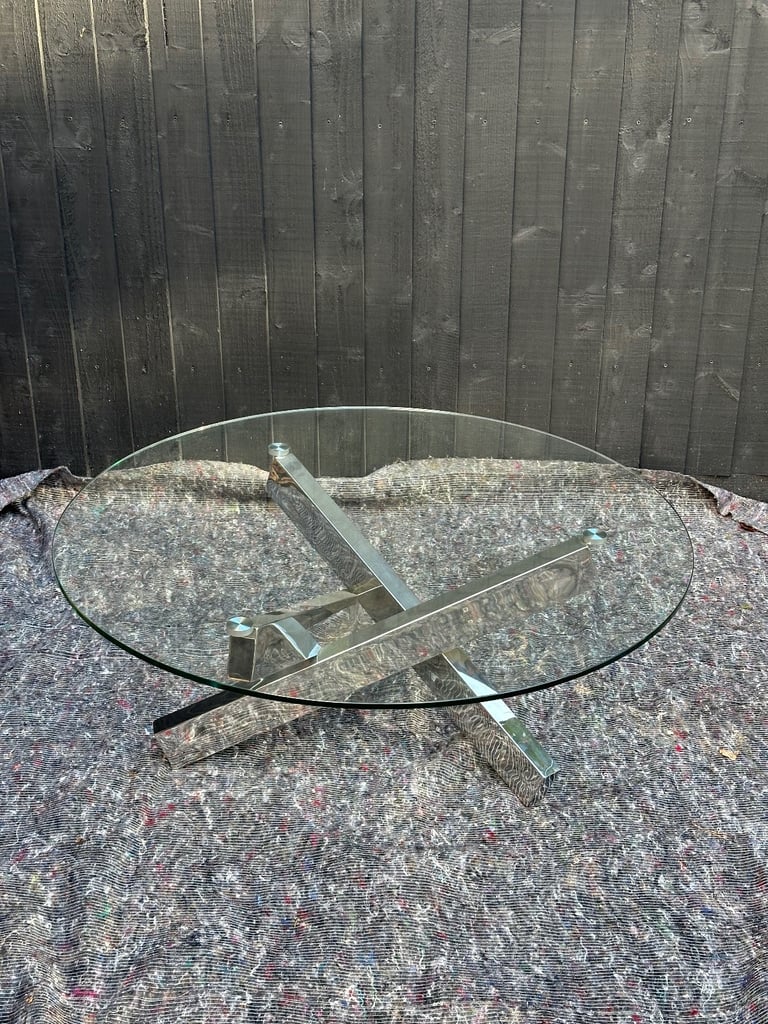 image for Tivoli Coffee Table (Kesterport) Glass and Metal