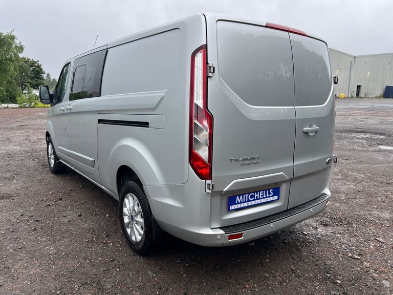 FORD TRANSIT CUSTOM 2.0 EcoBlue 130PS L2H1 DOUBLE CAB LIMITED 2021 21 REG £13995