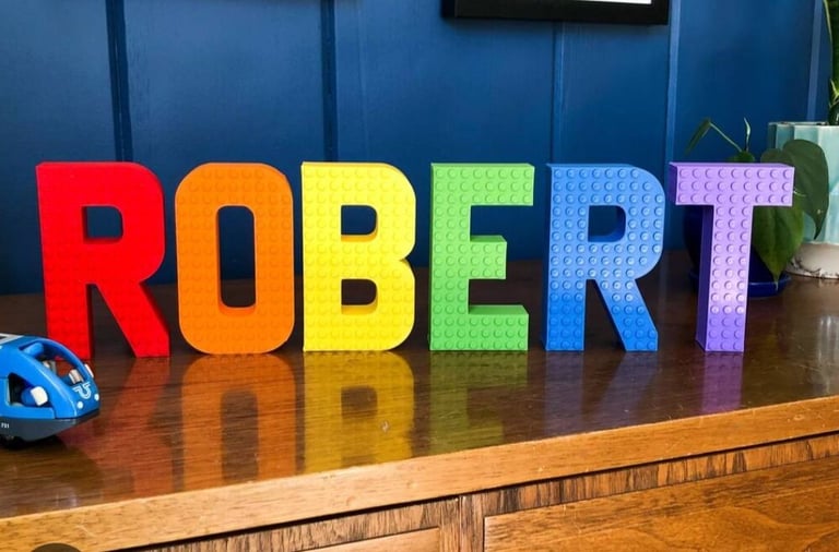 image for Personalised lego letters any colour £4 a letter 