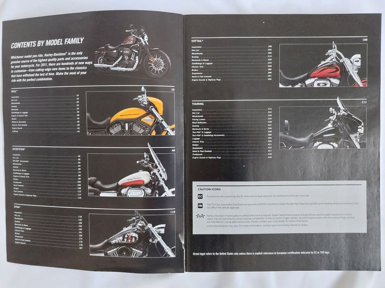 Various Harley Davidson books