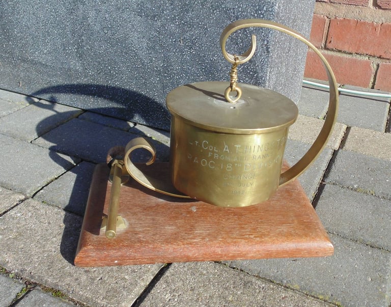 image for (#1599) trench art artillery shell case gong bell changi (Pick up or post, Dy4 area)