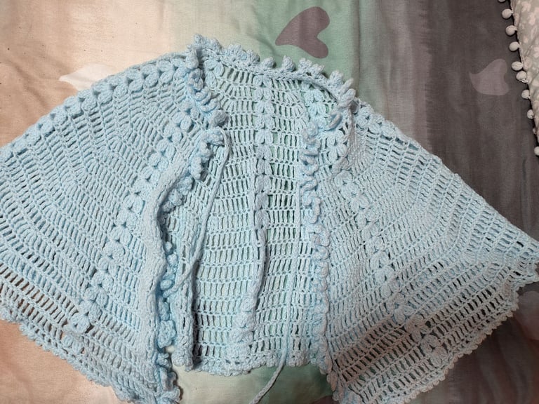 Beautiful handmade blue jacket