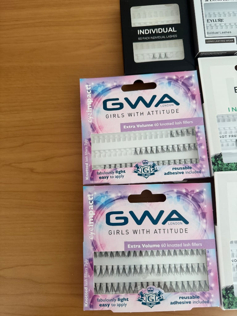 15 boxes Assorted eye lashes  £3 lot