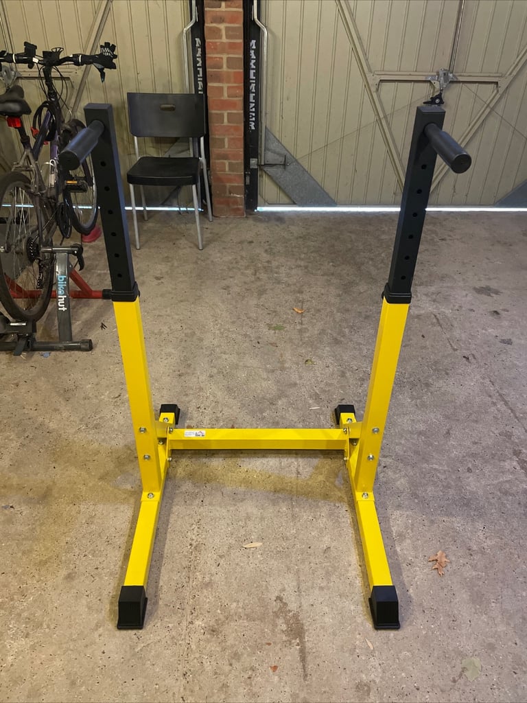 image for Dip Bar Station Stands Heavy Duty Parallel 100kg Capacity Adjustable Height