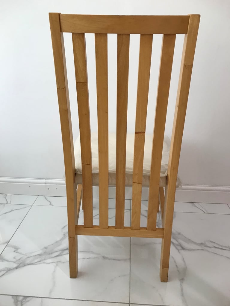 Oak wooden & glass dining table with 6 chairs on OFFER