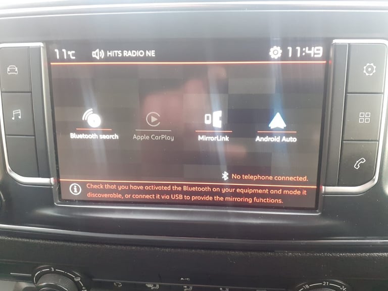 2018 Citroen Dispatch 1400 2.0 BlueHDi 120 Van Enterprise PANEL VAN Diesel Manual