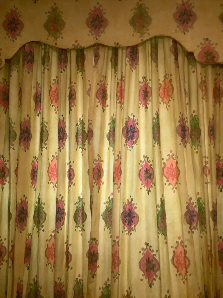 image for Designer Guild full length curtains and pelmet
