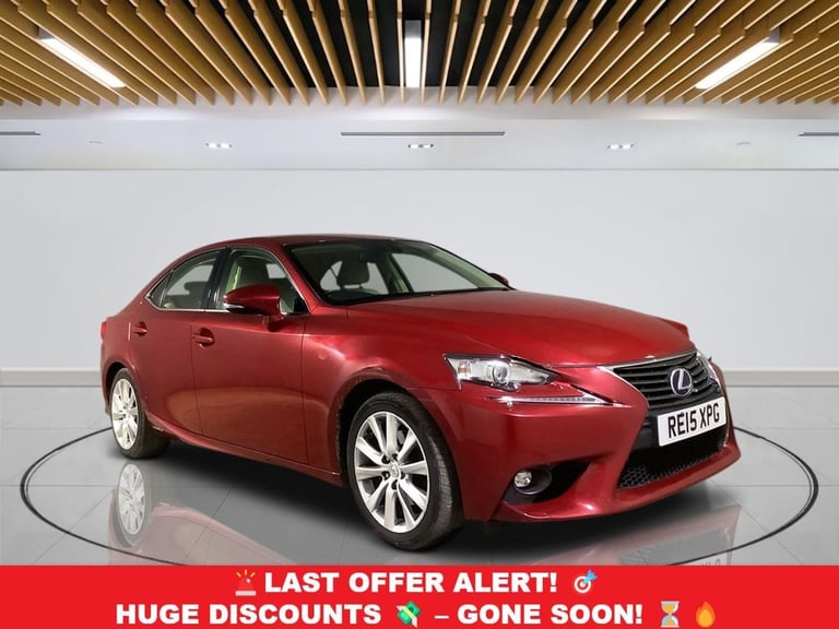 image for 2015 Lexus IS 2.5 300h Executive Edition Saloon 4dr Petrol Hybrid E-CVT Euro 5 (s/s) (223 Saloon ...