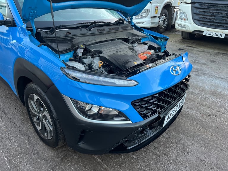 2022 HYUNDAI KONA SPORT CONNECT HYBRID ELECTRIC AUTO DAMAGED SALVAGE 