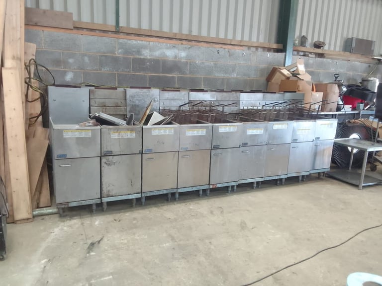 Catering equipment commercial gas Pitco fryers trailer restaurant kitchen items 