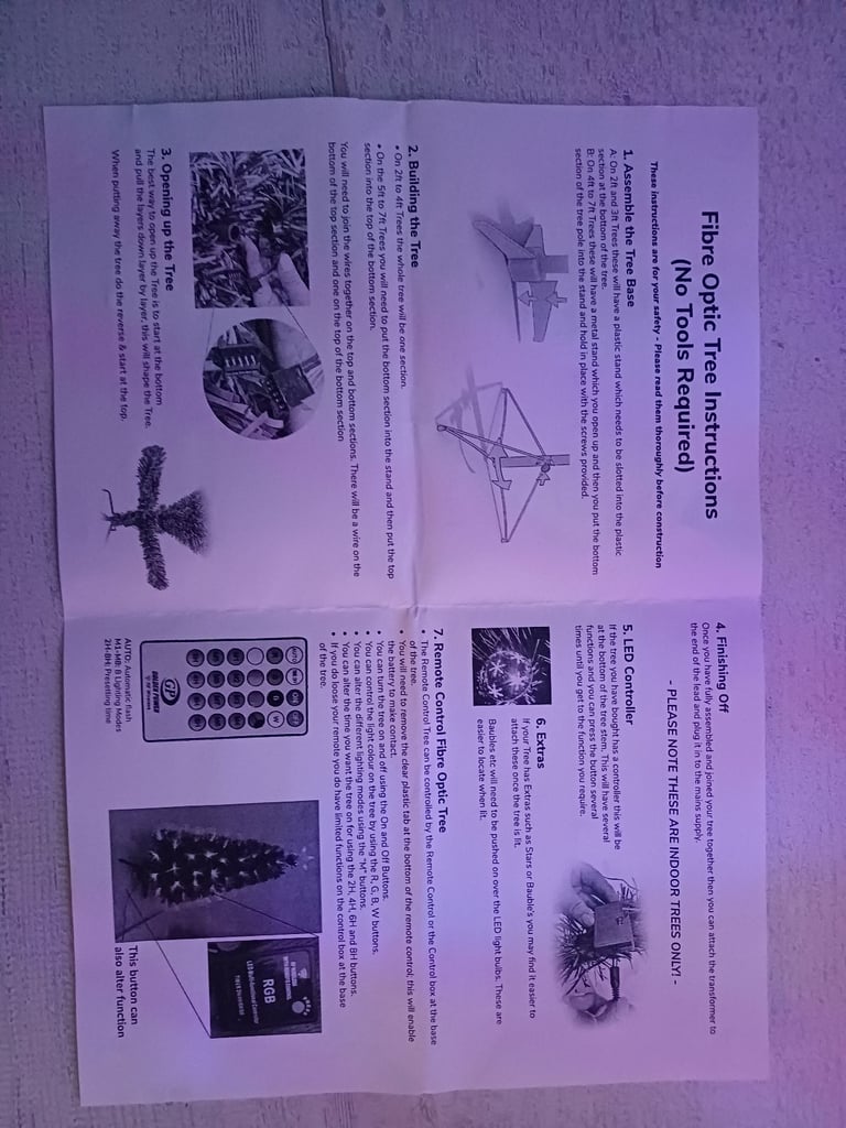 Fibre optic Xmas tree