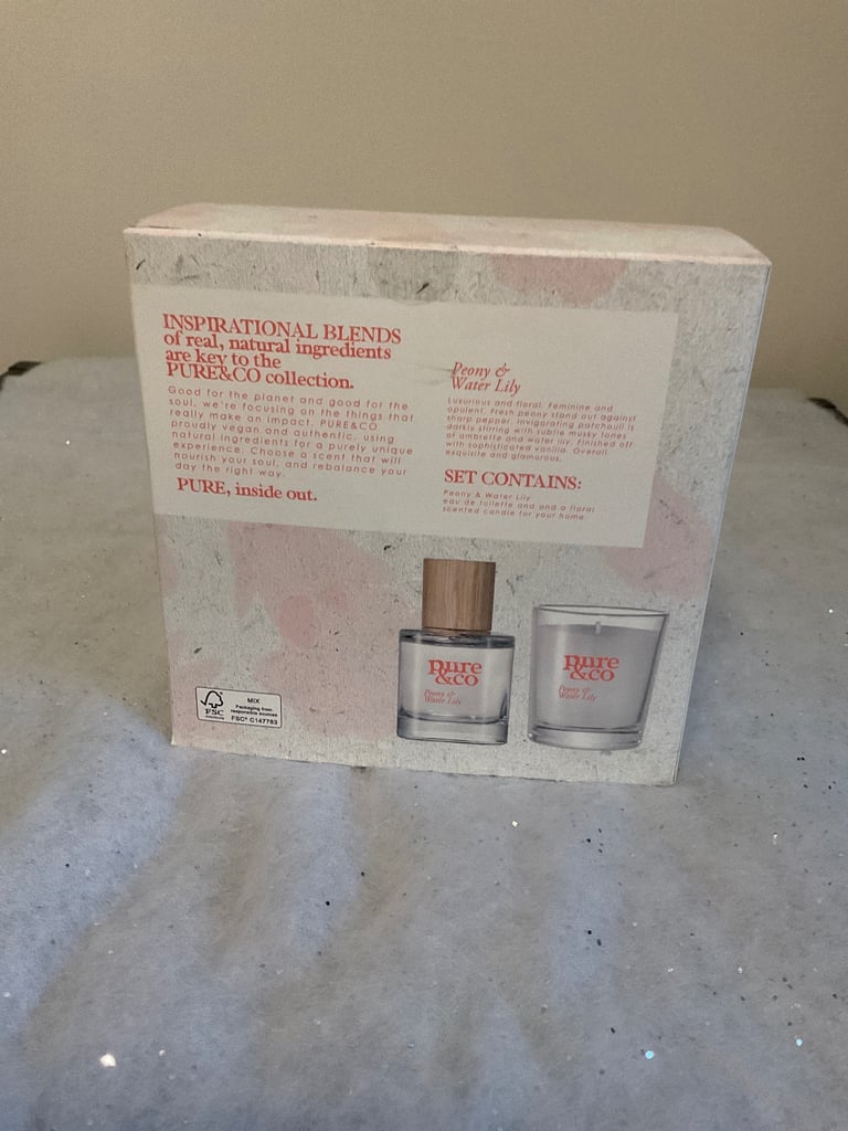 New Candle and perfume gift set