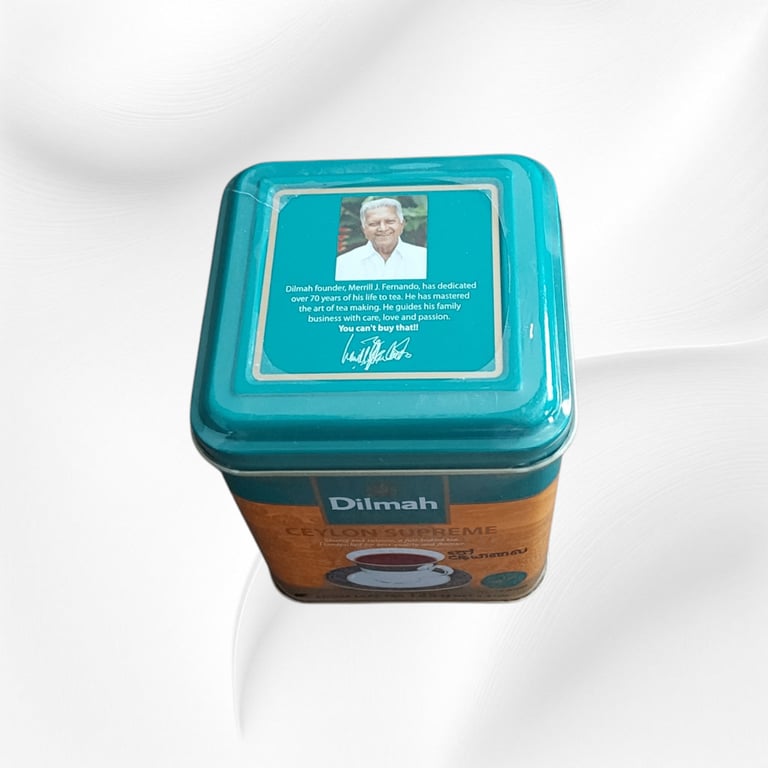 Ceylon Tea, Dilmah brand, Ceylon Supreme single origin loose leaf Tea 125g Net