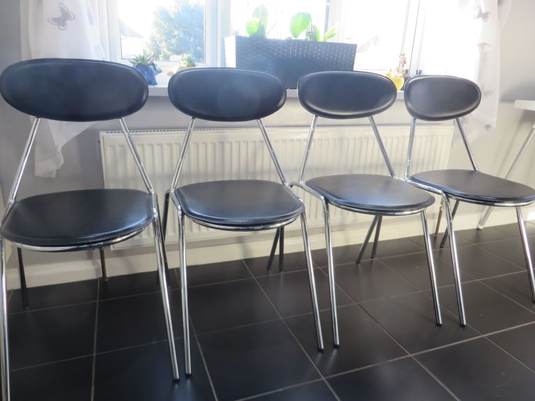 Four kitchen dining chairs- REDUCED