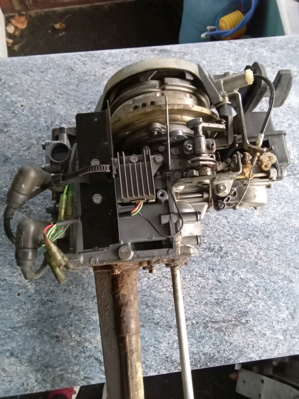 image for Yamaha 5/6hp 2 stroke power head, In fully working order complete 