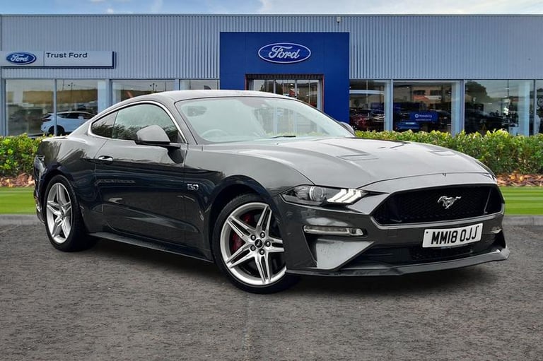 2018 Ford Mustang 5.0 V8 GT 2dr Auto HEATED &amp; COOLED SEATS, REAR CAMERA, EXHAUST MODES, DIGIT...