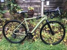 VOODOO LIMBA 16 SPEED DISC GRAVEL/ROAD BIKE,52cm GREEN FRAME,CLARIS